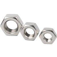 10PCS/50PCS 10/5000 304 stainless steel hexagon nuts M2 M2.5 M3 M3.5 M4 M5 M6 M8 M10 M12