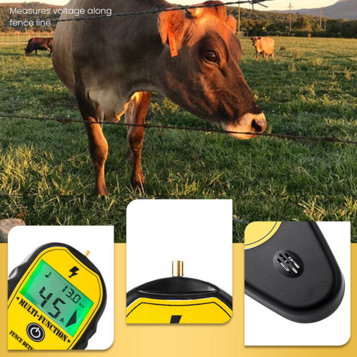 200-15000v-ranch-fence-digital-display-voltege-current-current-direction-tester-farm-electronic-fence-fault-finder-current-direction-measuring-lcd-backlight-display-with-storage-bag