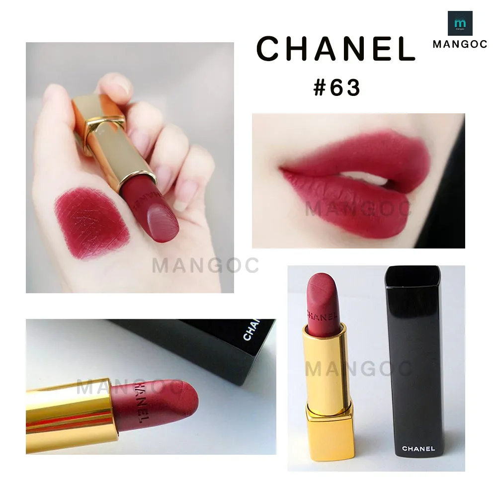 Review Son Chanel 63 Nightfall Màu Đỏ Nâu Thời Trang