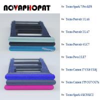 ถาดใส่ซิมการ์ดของ Novaphopat สำหรับ Tecno Spark 7 4 Pro Pouvoir 1 2 4 Pova 2 LE7 Camon 17P ตัวอ่านอะแดปเตอร์ช่องใส่ซิม