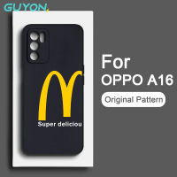 Guyon ซิลิโคนเหลว A54S A16E A16S A16 OPPO เคสนิ่มลายดีไซน์ใหม่ดั้งเดิม