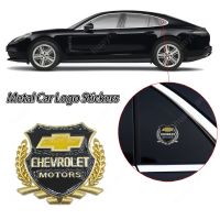 Chevrolet Metal Car 3D Logo Badge Sticker Fashion Car Decoration Accessories for Onix Aveo Captiva Groove Tracker Cavalier S10 Pickup Spin Cruze