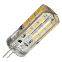 【✱2023 HOT✱】 lan84 1ชิ้น G4 3W 2835smd 24ไฟ Led ซิลิโคนแคปซูลเปลี่ยนหลอดไฟฮาโลเจนไฟ12V-แสงสีขาวอบอุ่น