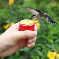 Handheld Hummingbird Feeders พร้อมถ้วยดูด,Multiftional Mini Feeder หลอดสร้างสรรค์สำหรับสัตว์เลี้ยง Bird Feeder Outdoor