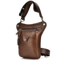 Vintage PU Leather Waist Pack Drop Leg Bag For Men Women Belt Hip Bag Multifunction Motorcycle Bicycle Outdoor Hiking Camping