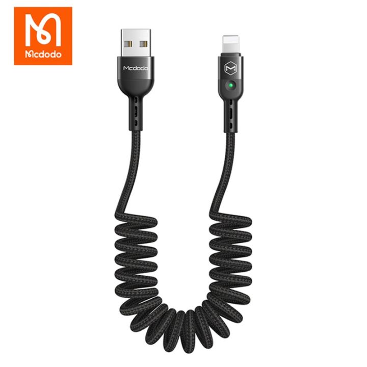 mcdodo-usb-spring-fast-charging-cable-led-extension-landline-charger-cord-for-iphone-13-12-11-pro-max-xr-x-8-phone-pd-data-cable-cables-converters