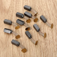 10Pcs Angle Grinder Carbon Brushes for Generic Electric Motor Power Tool Replacement 6mm*6mm*6.5mm Rotary Tool Parts Accessories