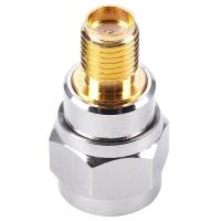 RF coaxial coax adapter SMA female to F male,silver