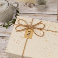 【Ready】? Accompanied by hand gift box empty box birthday gift box for girlfriend gift box high-end light luxury niche Tanabata packing box