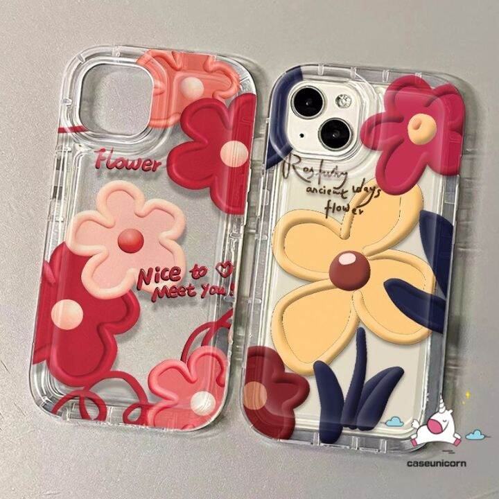 เคสโทรศัพท์มือถือ-นิ่ม-กันกระแทก-ลายดอกไม้-สีน้ํามัน-สไตล์เกาหลี-สําหรับ-iphone-14-max-13-12-xr-7plus-7-8-6-6s-x-xs-8plus-2020