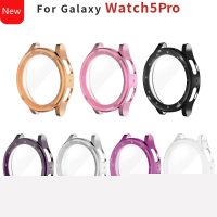 Electroplate Tpu Case for Samsung Galaxy Watch 5 Pro 40mm 44mm 45mm Silicone Full Cover Case for Galaxy Watch5 Screen Protector