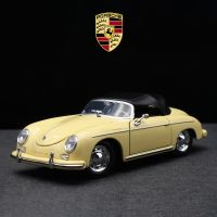 WELLY 1:24 Porsche 356A Speedster Alloy Car Model Diecasts Toy Vehicles Collect Car Toy Boy Birthday gifts