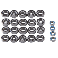 24Pcs Sealed Bearing Kit for Blackfoot Fast Attack Mud RC Car Upgrade Parts Accessories