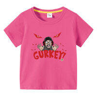 Gurkey เสื้อคอตตอนสำหรับเด็กลายการ์ตูนกราฟิกแขนสั้นทารกเสื้อยืดแขนสั้นเสื้อซับในเด็กชายเด็กหญิงฤดูร้อน0000