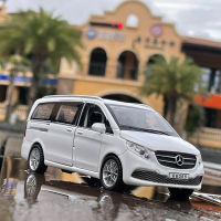 1:32 -Benz V260ธุรกิจพี่เลี้ยงรถล้อแม็กรถยนต์รุ่นเสียงและแสงดึงกลับเด็กรถของเล่นจำลองรถรุ่นตกแต่ง