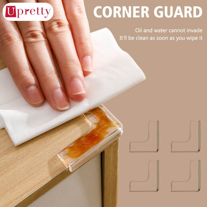 Upretty Household Transparent Corner Protector Multipurpose Furniture Table Corner Guard Soft