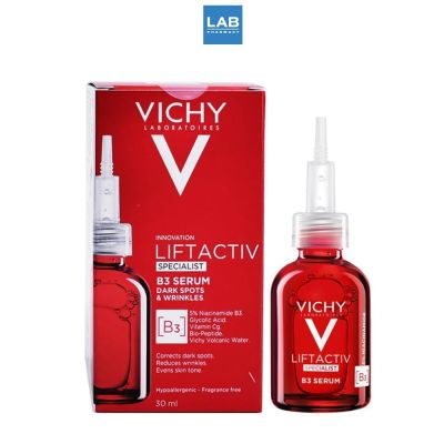 VICHY Liftactiv B3 Serum The Master of Dark Spots Serum 30 ml.  วิชี่ ลิฟแอ็คทีฟ สเปเชียลลิสต์ บีทรี เซรั่ม ดาร์คสปอต แอนด์ ริงเคิล ผลิตภัณฑ์เซรั่มดูแลผิวหน้า