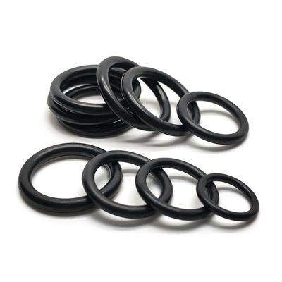 CS 1.5mm Black O Ring Gasket OD 4 - 103mm NBR Nitrile Rubber Automobile Round O Type Oil Resistant Sealing Washer ID 1 - 100mm Gas Stove Parts Accesso