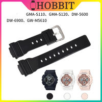 สายนาฬิกาข้อมืออะไหล่สำหรับ Casio G-Shock Gma-S110 S120 DW-5600 6900 GW-M5610สายนาฬิกาข้อมือหนังเทียม16Mm