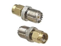 1pcs Connector Adapter Mini UHF MiniUHF Female Jack to SMA Male Plug RF Coaxial Converter Straight New Electrical Connectors