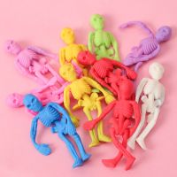 （A Decent） 10PcsAnti Stress Skeleton Squeeze Stress ReliefForParty Favors Pinata Fillers ตกแต่งปาร์ตี้ฮาโลวีน