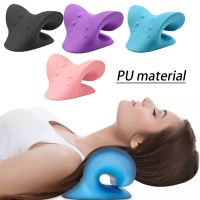 ZZOOI Neck Shoulder Stretcher Relaxer Cervical Chiropractic Traction Device Pillow Pain Relief Cervical Alignment Gift