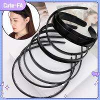 เครื่องประดับผู้หญิง CUTE-FA ที่เรียบง่ายหลากหลายที่รัดผมสีดำ