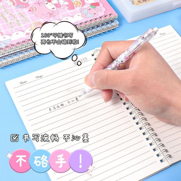sanrio-kuromi-cinnamoroll-melody-wholesale-of-coil-book-notebook-diary-book-painting-book-student-office-stationery-set