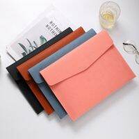 【hot】 Leather Business Briefcase File Folder Document Paper Organizer Storage School Office Stationery