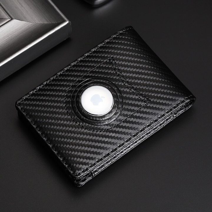 leather-men-carbon-fiber-card-holder-wallet-rfid-for-apple-airtag-wallet-luxury-id-card-holder-fashion-business-designer-purse-card-holders