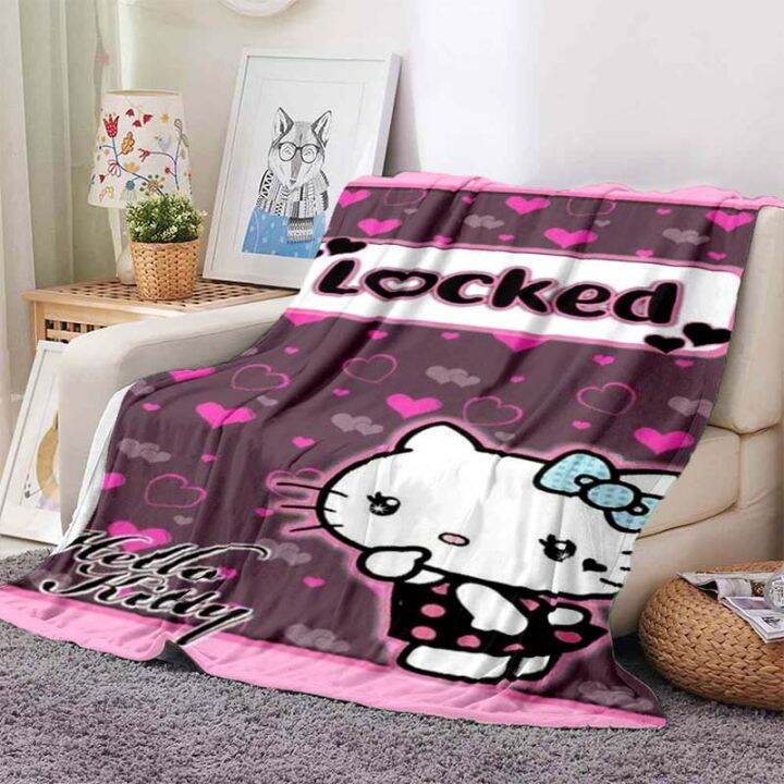 anime-cartoon-hello-kitty-cute-blanket-office-nap-sofa-childrens-air-conditioning-flannel-soft-keep-warm-can-be-customized-8