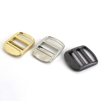 1pcs Metal 2 Bar Buckle for Webbing Backpack Bag Parts Leather Craft Strap Belt Purse Pet Collar Clasp High Quality Bag Accessories