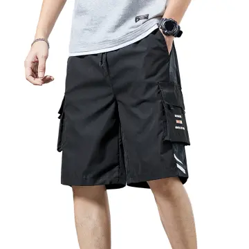 Mens cargo shorts hot sale with drawstring legs