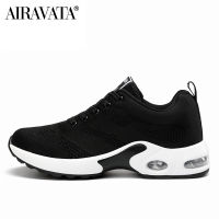 Fashion Women Lightweight Sneakers Running Shoes Outdoor Sports Shoes Breathable Mesh Comfort Running Shoes Air Cushion Lace Up