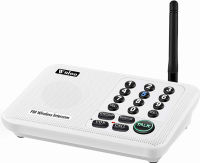 Expandable for Wuloo Intercoms Wireless for Home 5280ft Range 10 Channel 3 Code (Only 1 Unit for Expandable The Original intercom System, CAN NOT Work Without Other Units) 1 Pack-White