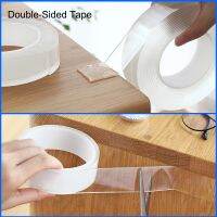 ❂✵❏ 1-5M Double Sided Tape Removable Wall Adhesive Strips Washable Strong Sticky Mounting Tape Multipurpose Transparent Poster Tape