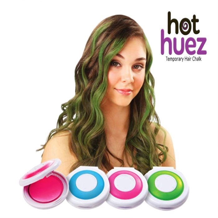 Hot Huez Hues Non-toxic Temporary Hair Chalk Dye Soft Pastels Salon Kit |  Lazada