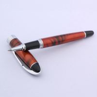 【✴COD✴】 azaooc Baoer ปากกาโรลเลอร์บอลสำหรับตัดแต่ง517สีน้ำตาลเงิน