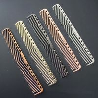 1pc Metal Hair Comb Professional Hairdressing Combs Hair Cutting Dying Brush Portable Salon Hair Barber Accessories Tools