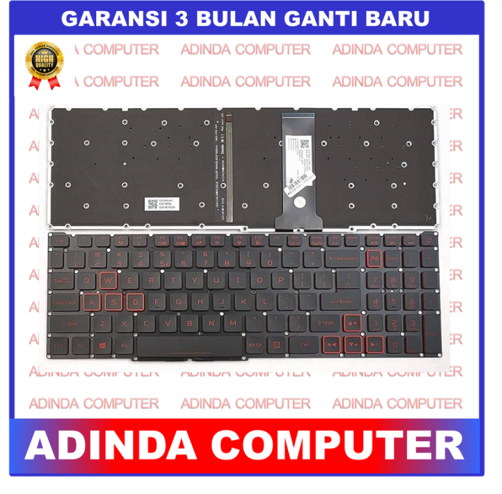 Keyboard Acer Nitro 5 AN515-44 N18c3 N20c1 Nitro 7 AN715-51 Backlight ...
