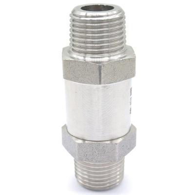 1/2" NPT Male 304 Stainless Steel Non-return Check Valve Water Gas Oil Clamps