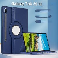 เคสสำหรับซัมซุงกาแล็กซีแท็บ S9แท็บเล็ต SM-X710/SM-X716/SM-X718ขนาด11นิ้วเคสหมุนได้2023 360