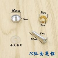 Solid Brass Mirror Chrome Surface Mirror Nail Decorative Cover Advertisement Decorative Glass Acrylic Nail Cap Screws