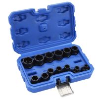 13pcs Bolt Nut Screw Remover Set Impact Damaged Stud Extractor Socket Tool Kit Removing Socket Wrench Accessories