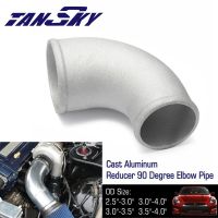 TANSKY Cast Aluminum 90 Degree Reducer Elbow Pipe Tube Universal For Many Turbocharger Air Intake And Cold System