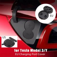 ♧ Charging Port Cover Protector CCS EU for Tesla Model 3/Y 2017-2022 Waterproof Dustproof Soft Silicone Plug Cap Car Accessories