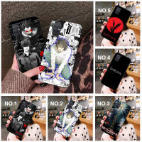 Casing หรับ iPhone 11 12 Mini X Xs XR Pro Max 6+ 6s+ 7+ 8+ 6 7 8 Plus 5 5s SE 2020 38LU Death Note Anime Pattern Phone เคสโทรศัพท์ อ่อนนุ่ม TPU Black ปก