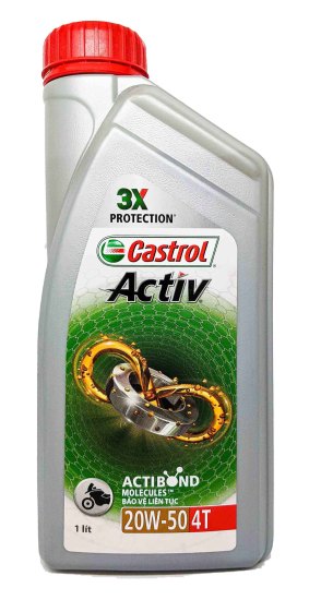 1l dầu nhớt xe số castrol activ 20w40 1000ml  1l - ảnh sản phẩm 1