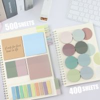 1Set Note Transparent Tabs Flags Notepad Diary Posted It Sticker Book Stationery School Supplies Office Accessories