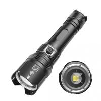 High Brightness 1000 Lumens Flashlight XHP50 Bright LED Flashlight Type-c USB Rechargeable escopic Torch Zoom Power Display